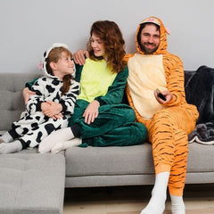 Cozy Cuddler Onesies | Dinosaur | Kids & Adults Sizes Simple Showcase 