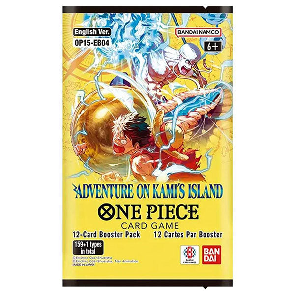 One Piece Card Game Adventure on KAMI’s Island OP-15 Booster Pack (1 Pack of 12 Cards)