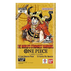 One Piece Card Game The World's Strongest Warriors OP-17 Booster Pack (1 Pack of 12 Cards)