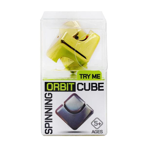 Trend Hub Orbit Cube Spinning Metal Fusion Fidget Toy (Color Ships Assorted) Simple Trend Hub 