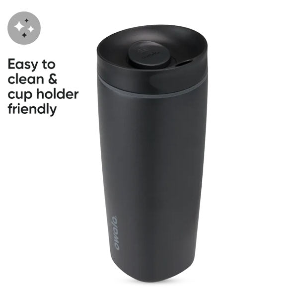 Owala® SmoothSip 20oz Insulated Travel Mug in Black