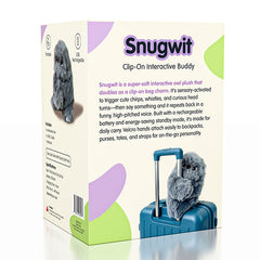 SnugWit: Clip-On Interactive Owl Sensory Plush Toy (1pc)