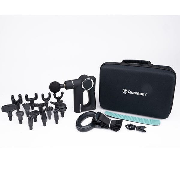 Quantum™ MuscleReliefX Full Body Impact Massage Gun | Includes Carry Case! Simple Showcase 