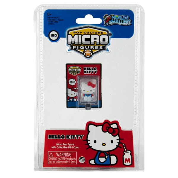 The World's Smallest Collection: World's Smallest Hello Kitty Pop Culture Micro Figures | Ships Assorted Simple Showcase 