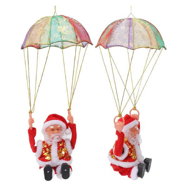 Jolly Moves: Tumbling Parachute Santa Claus Toy Simple Exclusive 