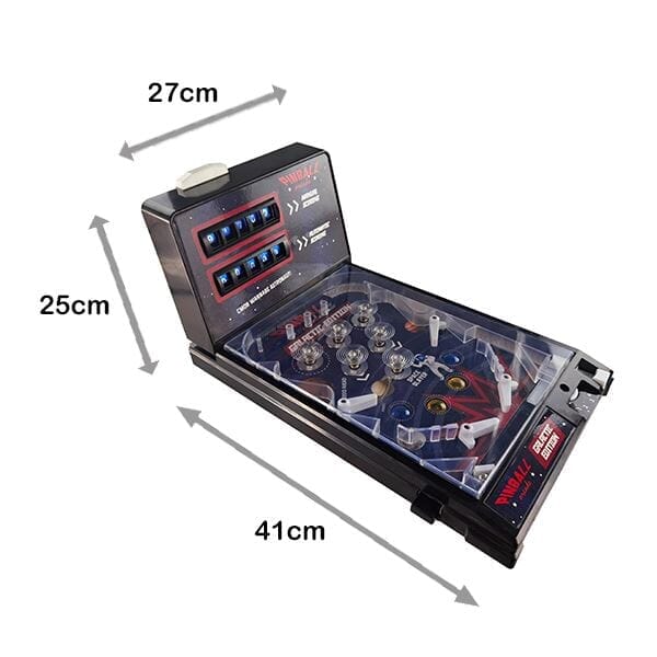 Tech Toyz Electronic Tabletop Pinball Machine Simple Showcase 