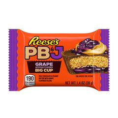 REESE'S Big Cup PB&J Grape Milk Chocolate Peanut Butter Cup (1.4oz)
