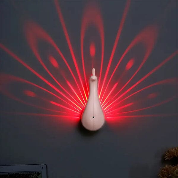 PeacockPop Wall Sconce Peacock Projection Touch Lamp Simple Exclusive 