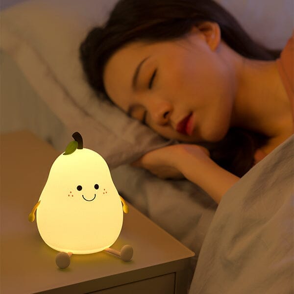 Peari: The Adorable Decorative Pear Night Light | 7 Color Modes Simple Showcase 