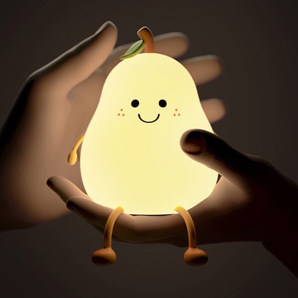 Peari: The Adorable Decorative Pear Night Light | 7 Color Modes Simple Showcase 