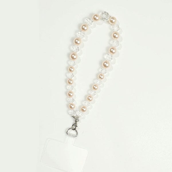 Pearl Bead Charm Bracelet Phone Accessory Simple Showcase 