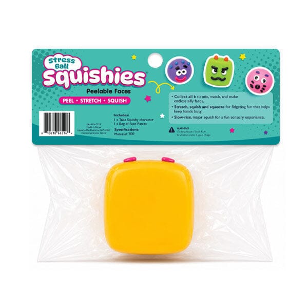 Stress Ball Squishies® Peelable Faces Fidget Toy (1pc) Character Ships Assorted Simple Taba Peelables