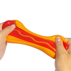 Taba Squishies® Peelables Deluxe Premium Silicone Fidget Toy (1pc) Hot Dog