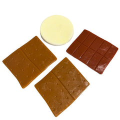 Taba Squishies® Peelables Deluxe Premium Silicone Fidget Toy (1pc) Chocolate S'more