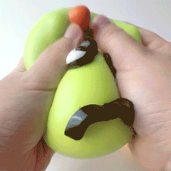 Stress Ball Squishies® Peelable Faces Fidget Toy (1pc) Character Ships Assorted Simple Taba Peelables
