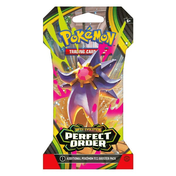 Pokémon TCG: ME03 Mega Evolution Perfect Order Sleeved Booster Pack (10 Cards) Simple Pokémon
