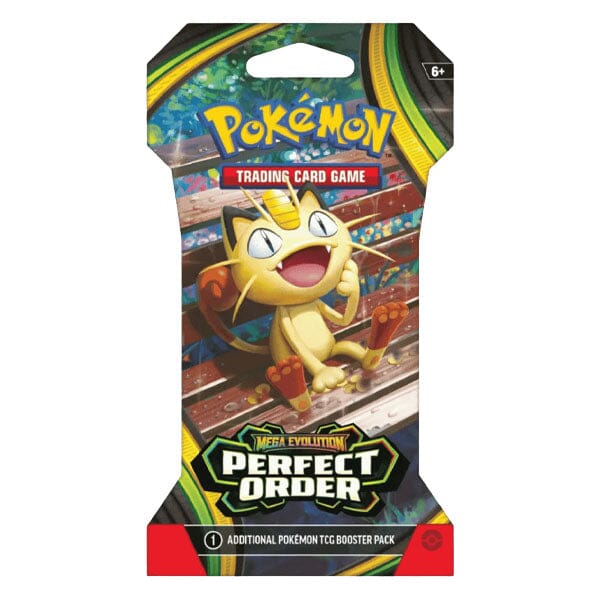 Pokémon TCG: ME03 Mega Evolution Perfect Order Sleeved Booster Pack (10 Cards) Simple Pokémon