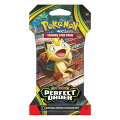 Pokémon TCG: ME03 Mega Evolution Perfect Order Sleeved Booster Pack (10 Cards) Simple Pokémon