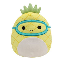 Squishmallows Super Soft Plush Toys | 7.5" Maui the Pineapple (Scuba Mask) | Pre-Order Preorder Showcase 