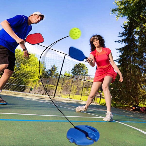 AceTrainer: Pickleball & Tennis Trainer Set w/ Water Baseboard For Rebound Practice Preorder Showcase 