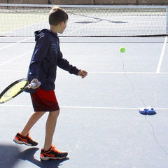 AceTrainer: Pickleball & Tennis Trainer Set w/ Water Baseboard For Rebound Practice Preorder Showcase 