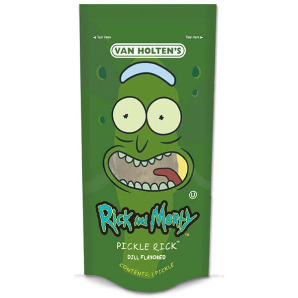 Van Holten's Rick & Morty Special Edition Dill Flavored Pickle Pouch (1pc) Preorder Showcase 