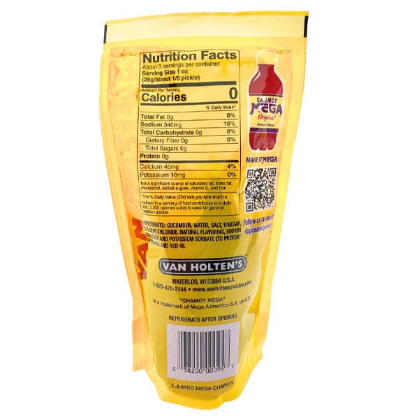 Van Holten's x Chamoy MEGA Original Spicy Jumbo Pouched Pickle Simple Van Holten's 