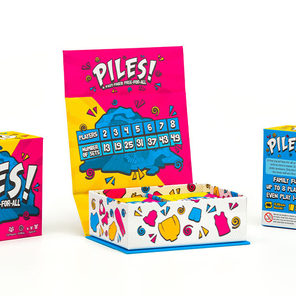 Piles! The Fast-Paced Free-For-All Party Card Game