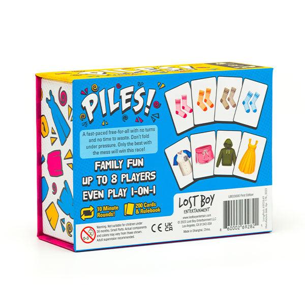 Piles! The Fast-Paced Free-For-All Party Card Game