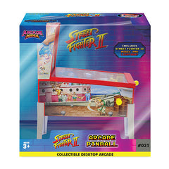 Street Fighter II Collector Series Mini Tabletop Arcade Pinball
