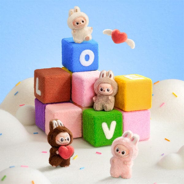 Pop Mart x THE MONSTERS: Pin For Love A-M Series Plush Keyring Figurine Blind Box (1pc) Simple Pop Mart 