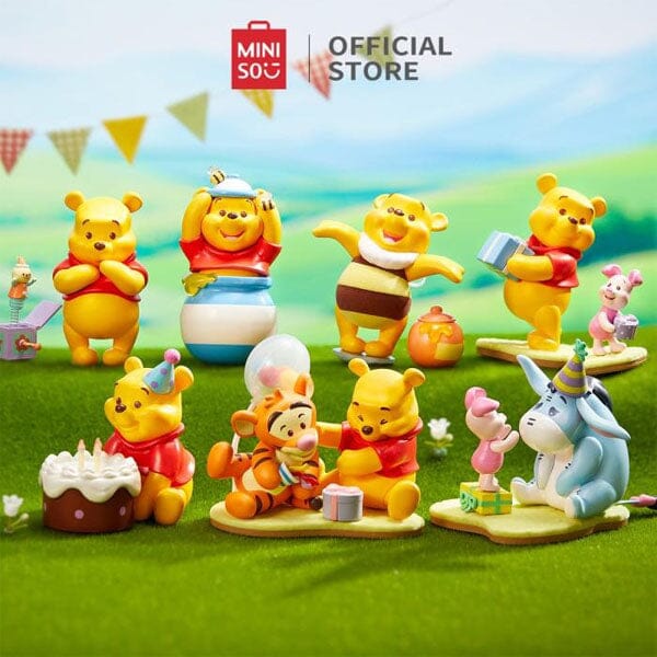 MINISO x Disney: Winnie The Pooh Best Friends Party Series Collectible Figurine Blind Box (1pc) Simple MINISO 