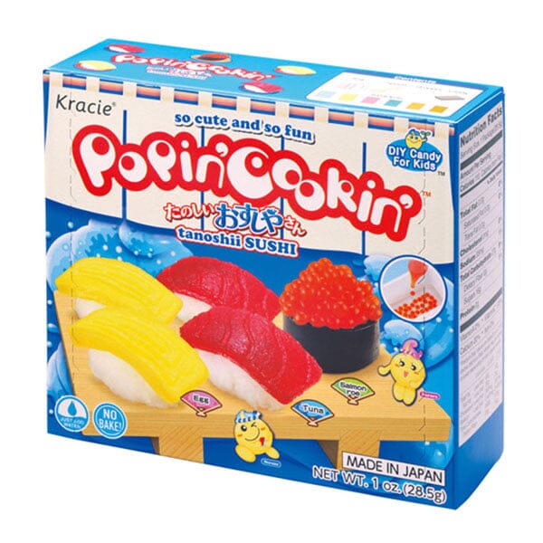 Kracie Popin' Cookin' DIY Novelty Japanese Candy Kits (Multiple Styles) Simple Kracie Popin' Cookin' Tanoshii Sushi Kit 