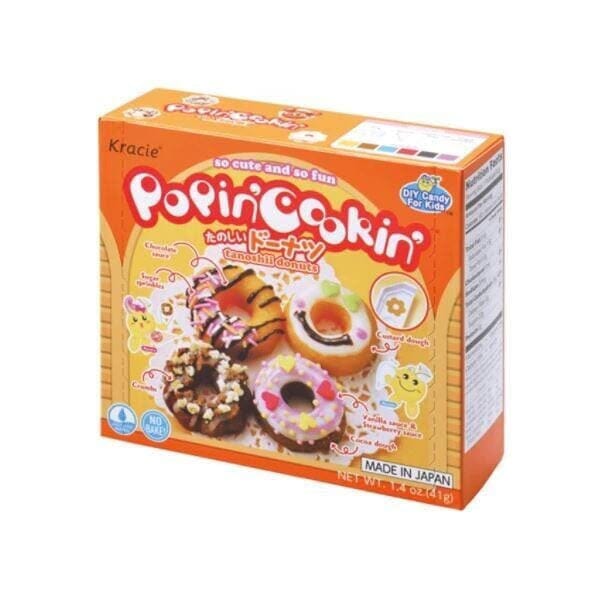 Kracie Popin' Cookin' DIY Novelty Japanese Candy Kits (Multiple Styles) Simple Kracie Popin' Cookin' Tanoshii Donuts Kit 