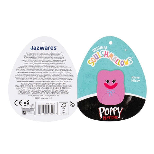 Squishmallows Super Soft Plush Toys 8" Poppy Playtime Squad Kissy Missy Simple Squishmallows 