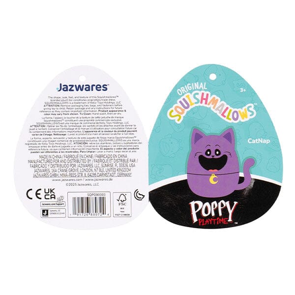 Squishmallows Super Soft Plush Toys 8" Poppy Playtime Squad CatNap Simple Squishmallows 