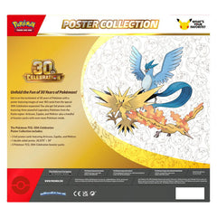 Pokémon TCG: 30th Anniversary Celebration Poster Collection (3 Booster Packs + Giant Poster)