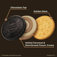 OREO x Post Malone Chocolate Caramel Shortbread Sandwich Cookies (10.68oz) Limited Edition Simple OREO 