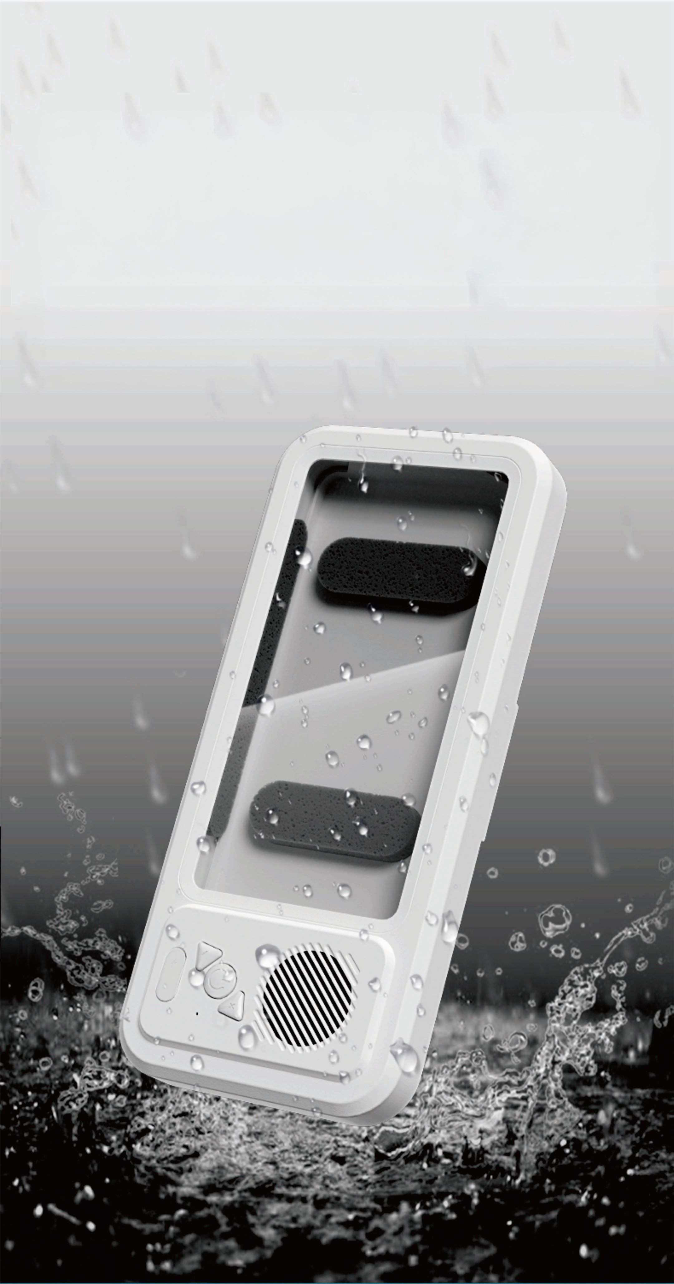 Sonic Vibes: All-in-One Splashproof Case & Speaker