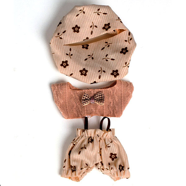 Outfit: “Woodland Chic” Floral Pants & Bow Tie for Dolls - Petite Threads
