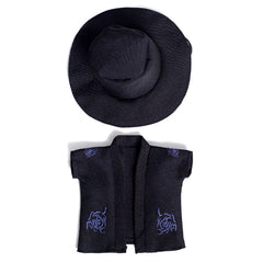 Outfit: Black Robe & Matching Hat Set for Dolls - Petite Threads
