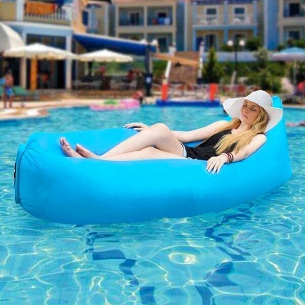 Air Puff: The Breeze Filled Lounger | Portable Inflatable Sofa Simple Showcase 