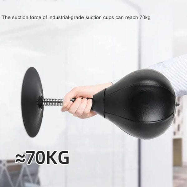 MegaPunch Portable Suction Cup Punching Bag (Includes Pump) Simple Showcase 