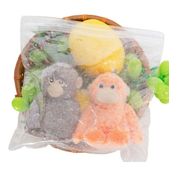 Taba Squishies® Punch the Monkey & His Stuffed Monkey Friend Fidget Toys (2pc)