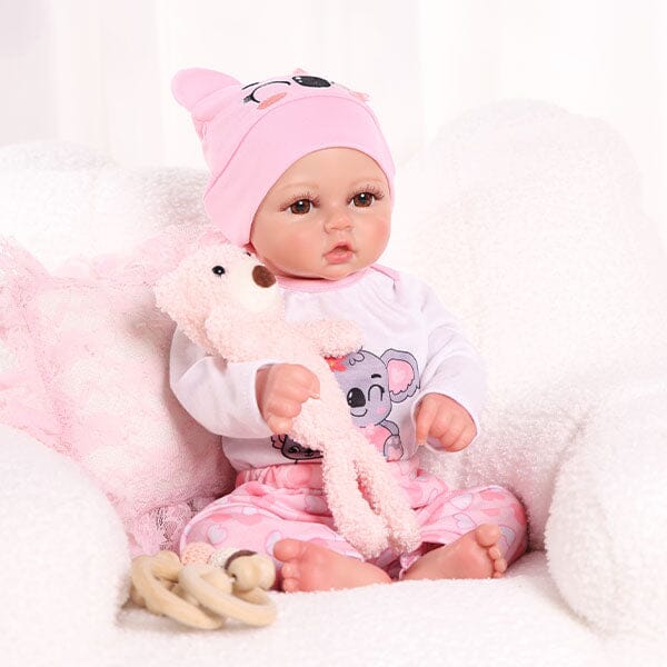 TrueHeart Treasures: Dream Weavers Collection Weighted Reborn Lifelike Baby Dolls (3kg) Baby Evangeline Simple TrueHeart Treasures 