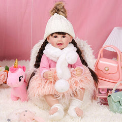 Weighted Reborn Lifelike Baby Dolls (3kg) Baby Olivia Preorder Showcase 