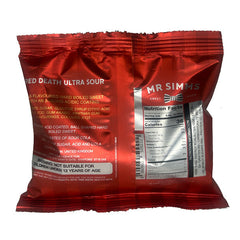 Mr. Simms Sweet Shoppe: Red Death Ultra Sour (100g) Imported From England