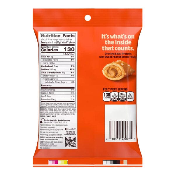 Hershey Reese’s Peanut Butter Filled Pretzel Bites (5oz) Simple Hershey's 