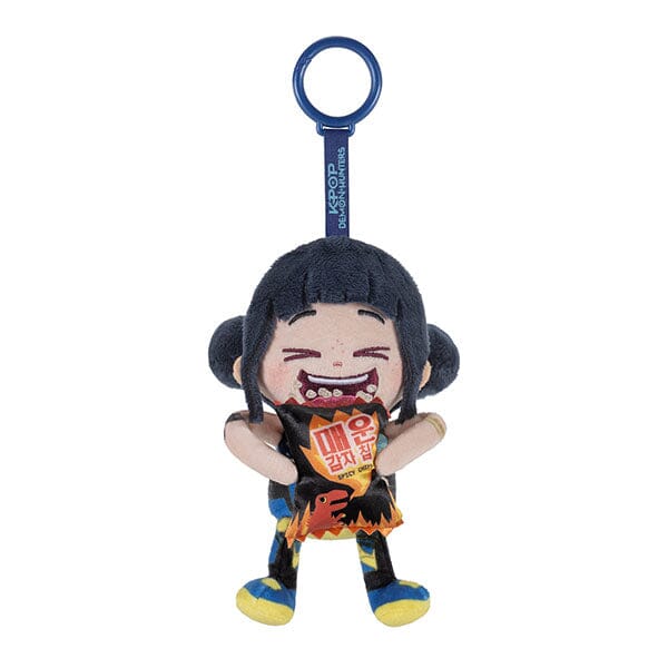 KPop Demon Hunters 4" Retractable Plush Clip (1pc) Character Ships Assorted Simple KPop Demon Hunters 