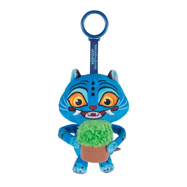 KPop Demon Hunters 4" Retractable Plush Clip (1pc) Character Ships Assorted Simple KPop Demon Hunters 